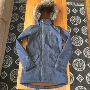 burton hazel jacket denim
